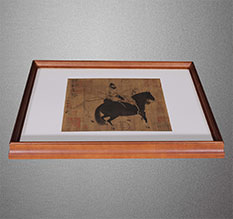 筠连书画装裱配框服务案例